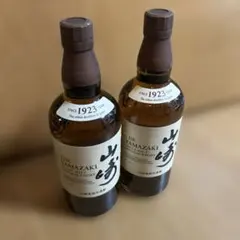 山崎 シングルモルト ウイスキー 700ml 箱付 2本セット 未開栓 新品