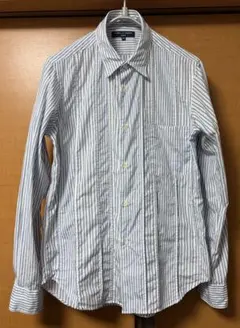 COMME des GARCONS HOMME パッチワークストライプシャツ