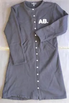 美品 agnès b.(アニエスベー) ロングスナップカーディガン 12ans