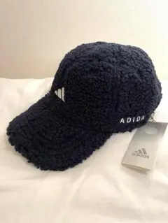 【未使用タグ付】アディダス adidas フリースボア ウォームキャップ