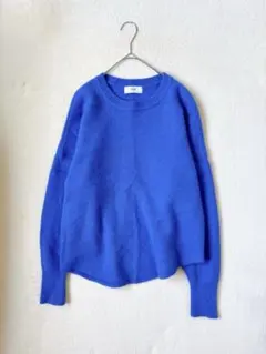 SLOBE IENA スローブイエナ ブルー ウールニット