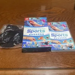 Nintendo Switch Sports 箱とレッグバンド付
