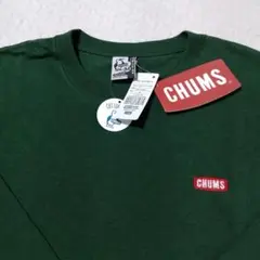 CHUMS コットン Tシャツ M ダークグリーン