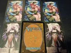 【MTG】森ドライアド&ウィザード　リバーシブルトークン　5枚セットのサムネイル
