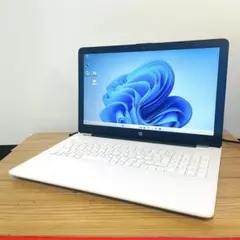 ホワイトノートパソコンWindows11オフィスWi-FiカメラDVD