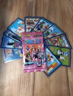 【美品】ワンピース ビジュアルアドベンチャー カードダス セット　空きパック付き