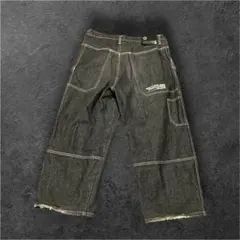 00s SOUTHPOLE 黒 デニムパンツ 赤タブ 極太 sk8 レア - メルカリ