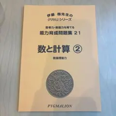 PYGMALION 伊藤恭先生 能力育成問題集 空間認識 点描写 2冊セット