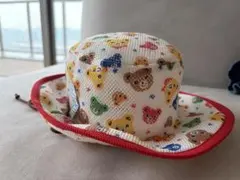 MIKI HOUSE キッズ メッシュハット クマ柄のサムネイル