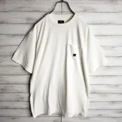 ニードルス パピヨン 刺繍ロゴ ワッペン Tシャツ ポケット ロゴのサムネイル