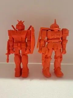 デカ消しゴム「ガンダム&シャアザク」2体セット