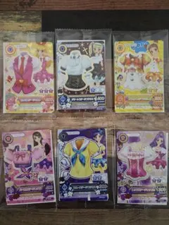 セブンイレブン限定　アイカツカード　全6種　フルコンプリートセット