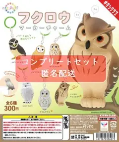 ntc.Puff フクロウ マーカーチャーム 全5種セット ガチャ