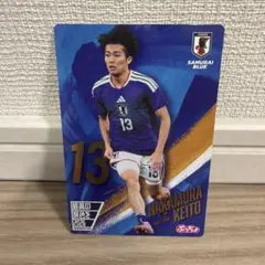 ぷっちょ サッカー日本代表 カード 中村敬斗 SAMURAI BLUE - メルカリ