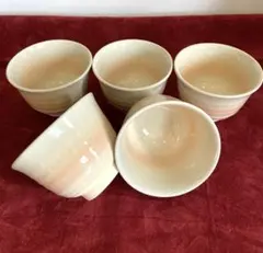 陶器製湯飲み 5個セット