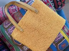 お値下げ⭕️misto anteprima ハンドバッグ　イエロー