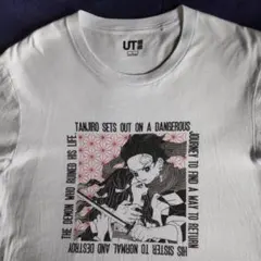 鬼滅の刃 Tanjirou Tシャツ UTコラボ ◀Ｌ▶