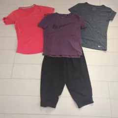 ランニングウェア レディースＳサイズ4点セット まとめ売り ナイキ フィットネス