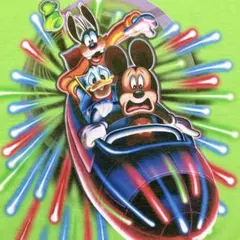 【海外限定】DISNEY WORLD スペースマウンテン Tシャツ 両面プリントのサムネイル