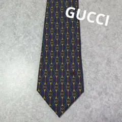 GUCCI 幾何学模様 シルクネクタイ