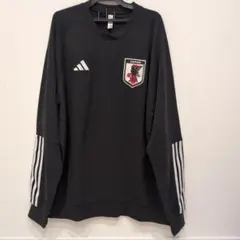 adidas Japan National Football Team Training Top, Black, Size 2XL