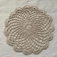 ドイリー レース編み ネット編み アンティーク シンプル ナチュラル 北欧