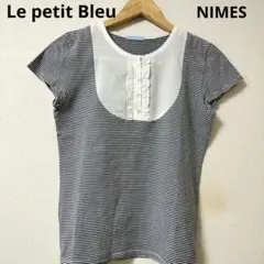 Le putit Bleu　ボーダー半袖カットソー　NIMESのサムネイル