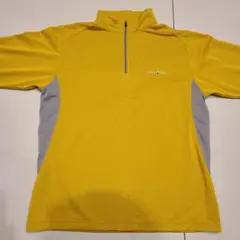 mont-bell 長袖ハーフジップシャツ イエロー