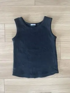 OLIVE des OLIVE リブタンクトップ 黒のサムネイル