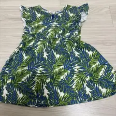 RAG MART リーフ柄 ワンピース 100cmのサムネイル