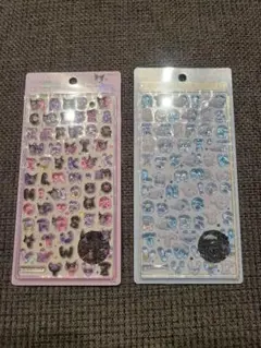 クロミ・シナモン 文字ボンボンドロップシール2枚セット