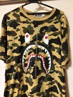 数回着のみ USED エイプ APE 1st CAMO シャーク ポロシャツ - メルカリ