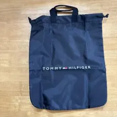 TOMMY HILFIGER 黒 ナイロン トートバッグ