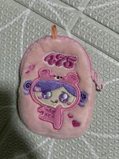 しなこちゃん 475 しなクマ 刺繍ポーチ