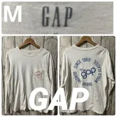 ギャップ　メンズM ロンT 長袖　プルオーバー　カットソー