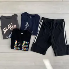 キッズ服　まとめ売り　120 130 半袖Tシャツ　半ズボン　ユニクロ　西松屋