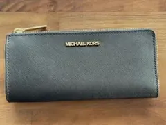 【新品】MICHAEL KORS JET SET TRAVEL 長財布 ブラック