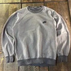 古着　80s NIKE 紺タグ　リンガースウェット　ラグラン　後染めチャコールMのサムネイル
