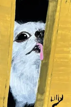 [原画] 絵画　アクリル画　チワワ　変顔　動物　はがき・ポストカード No.17