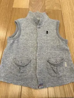 MIKIHOUSE ベビーベスト グレー 80-90