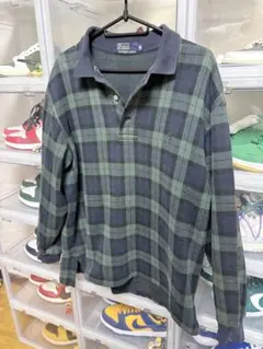90s Polo by Ralph Lauren 長袖ポロシャツ M