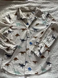 L.O.G.G. 恐竜柄 長袖シャツ 140/68