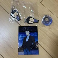 名探偵コナン 毛利小五郎 4点セット ブロマイド ラバーストラップ アクリル