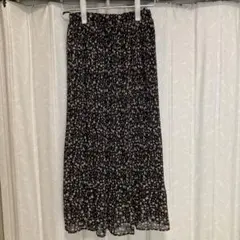 earth music&ecology 花柄プリーツスカート