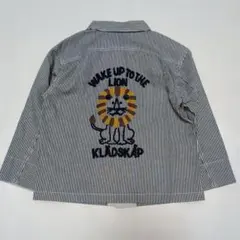 【新品】110★クレードスコープ★バックロゴ＆ライオン刺繍！ヒッコリージャケットのサムネイル