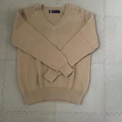 STARVAGE Vネックニット ベージュ Mサイズ