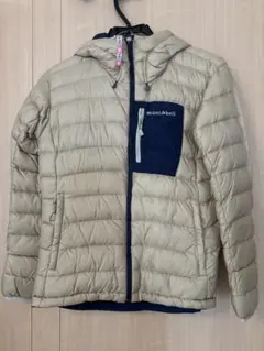 美品！montbellレディースダウンジャケット リバーシブル