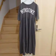 ゆきかな様♡GRL グレイル　ロゴフレアロンTワンピース　ロングワンピース