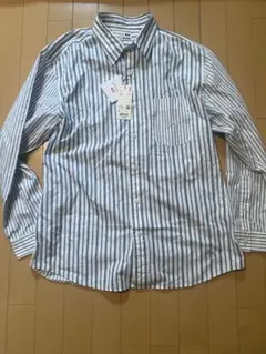 新品 JW アンダーソン エクストラファインコットンブロードシャツ L ブルー