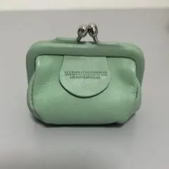 メゾンドリーファー　がま口コインケース　小銭入れ　緑　財布　レディース